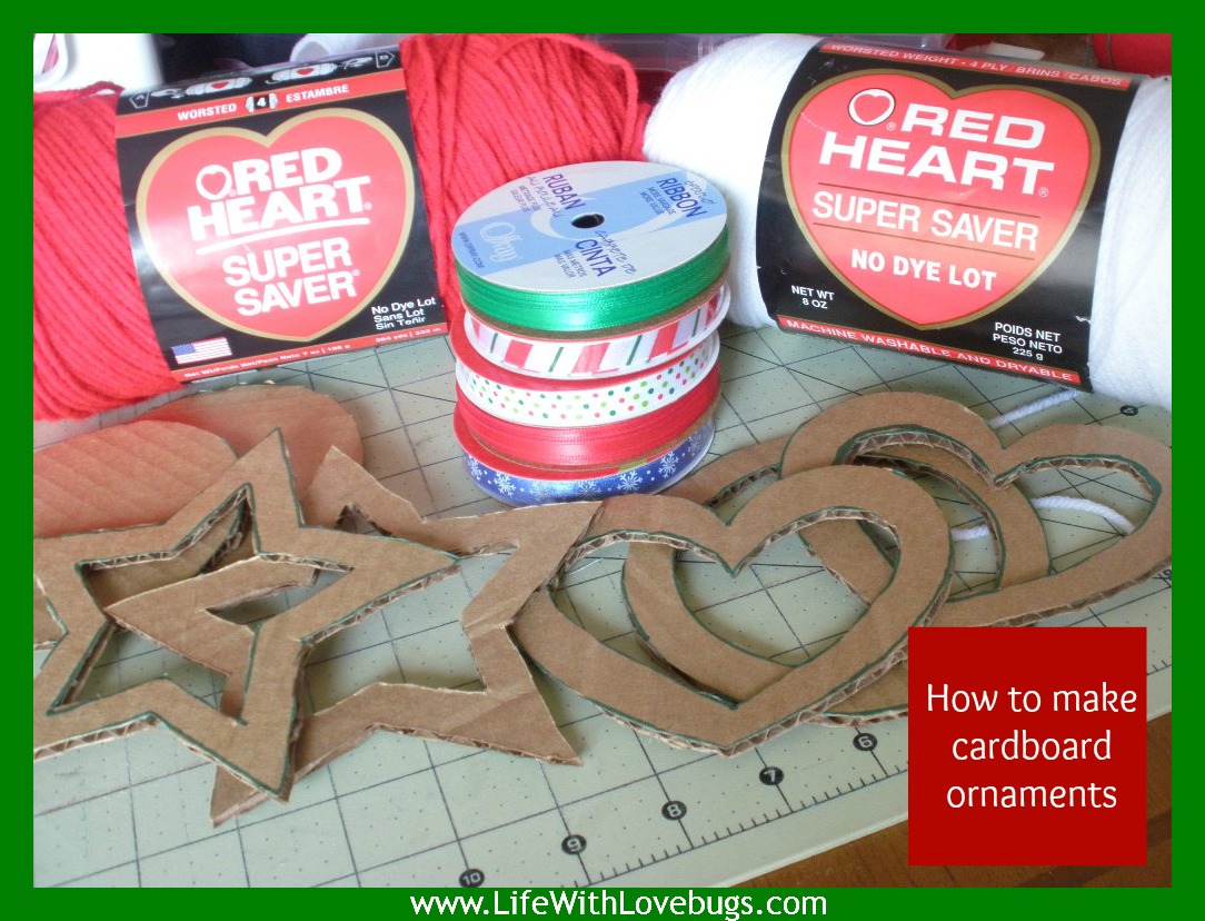 How to Make Cardboard Ornaments 