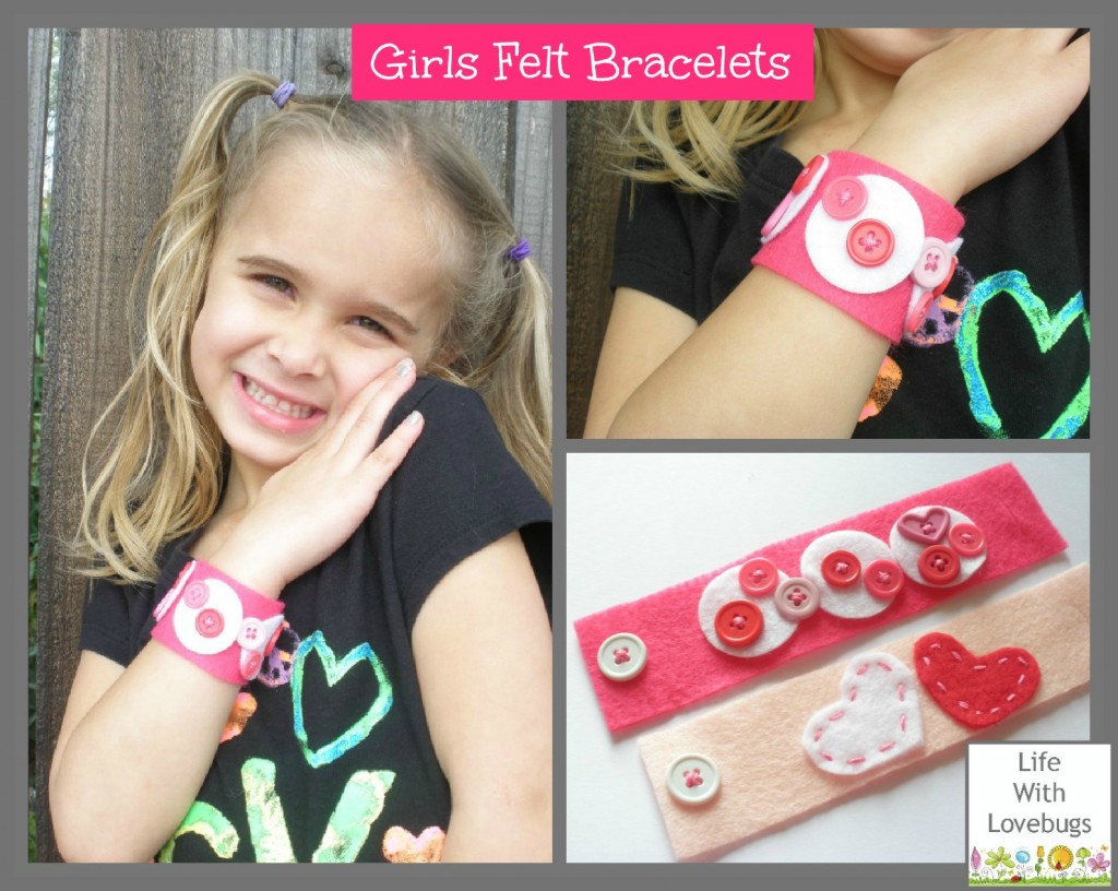 Girls Felt Bracelet