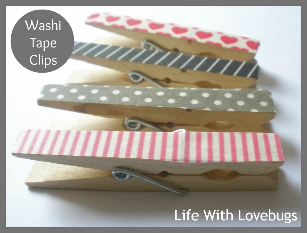 Washi Tape Clips 