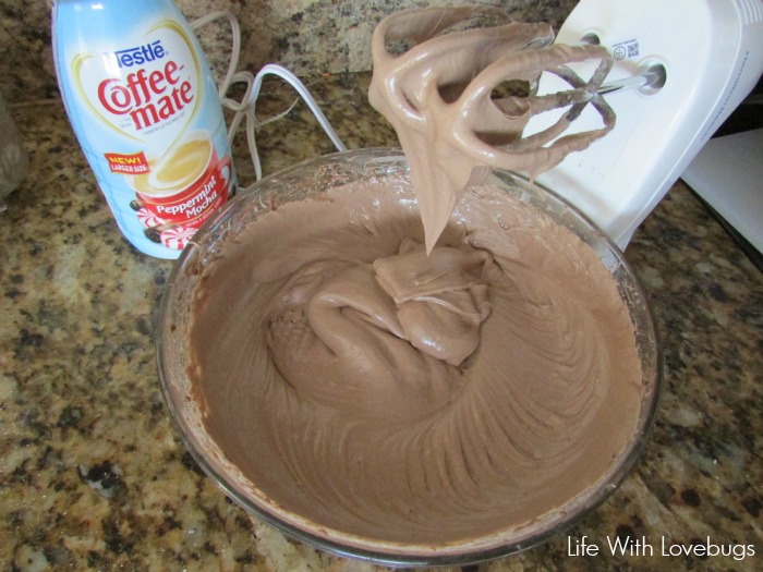 Chocolate Cake with Peppermint Icing #shop #LoveYourCup