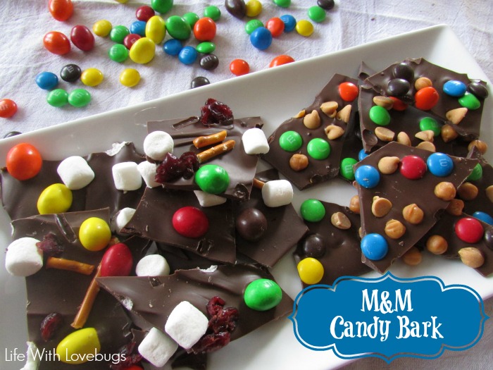 How to Make M&M Candy Bark #shop 