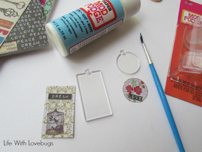 How  To Make Mod Podge Charms 