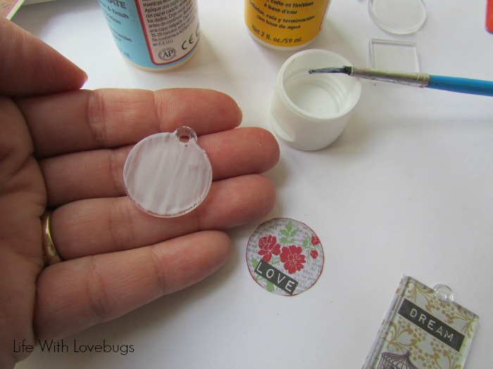 How  To Make Mod Podge Charms 