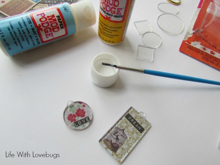 How  To Make Mod Podge Charms 