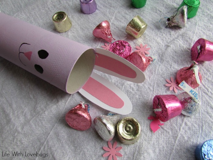 Cardboard Bunny Candy Holder