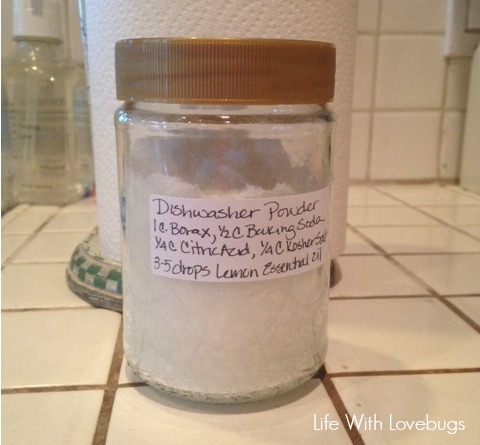 DIY Dishwasher Detergent