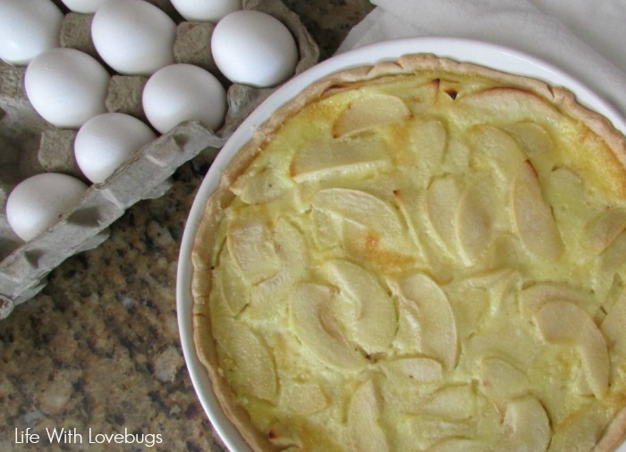 Custard Style Apple Tart