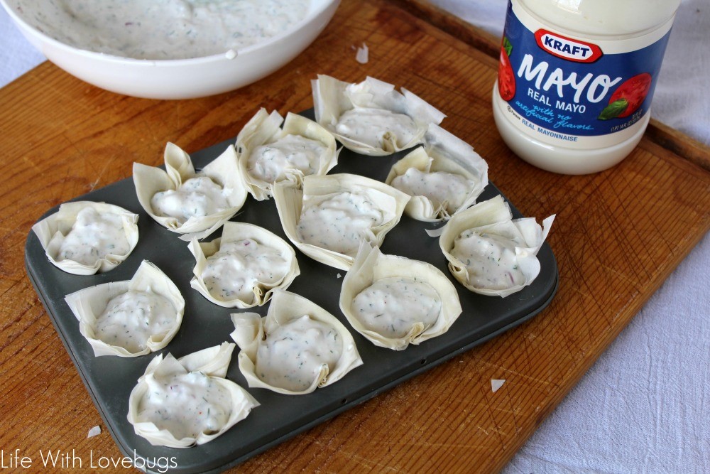 Crab phyllo cups - Caroline's Cooking