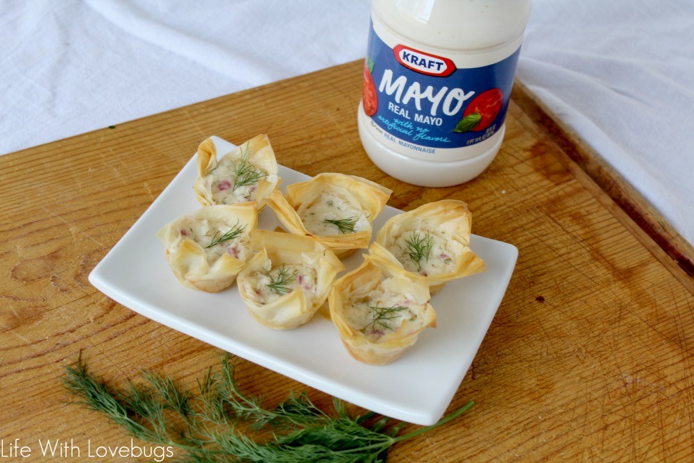 Crab phyllo cups - Caroline's Cooking