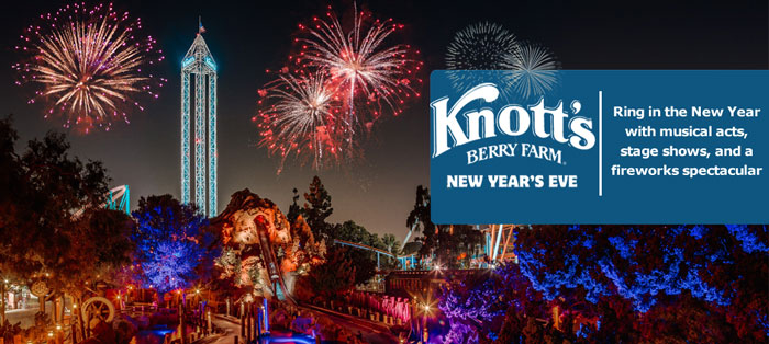 Knotts Berry Farm New Year Eve Celebration