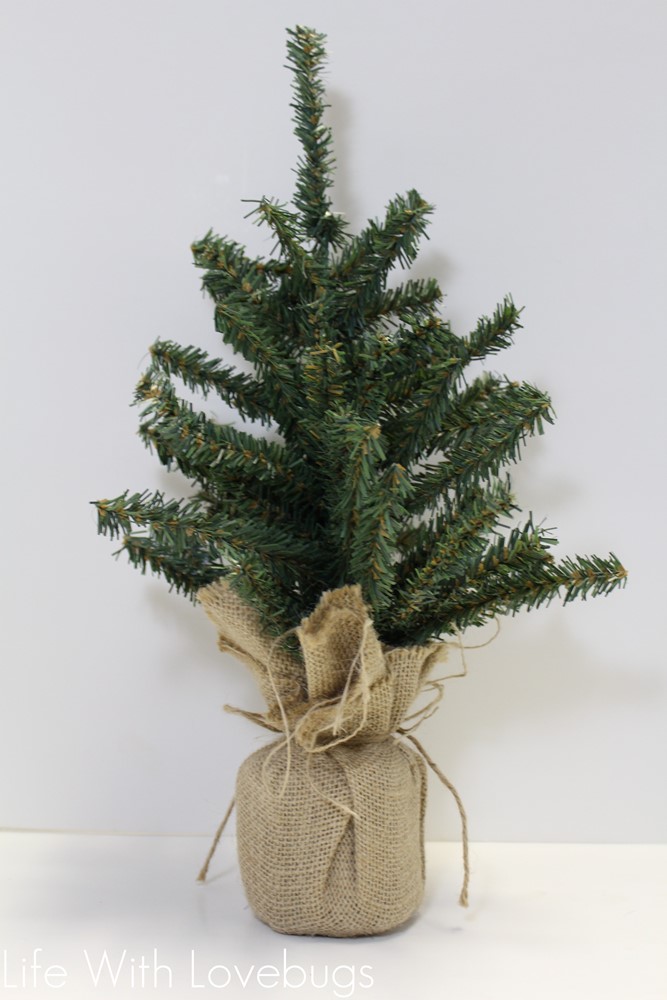 Mini Christmas Tree Side Table Decor