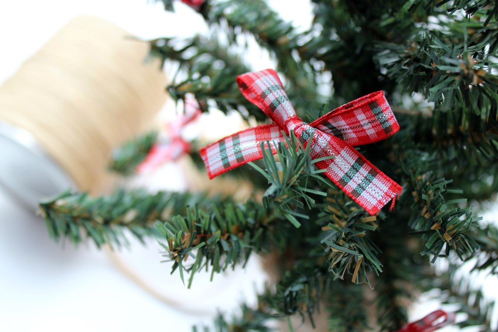 Mini Christmas Tree Side Table Decor