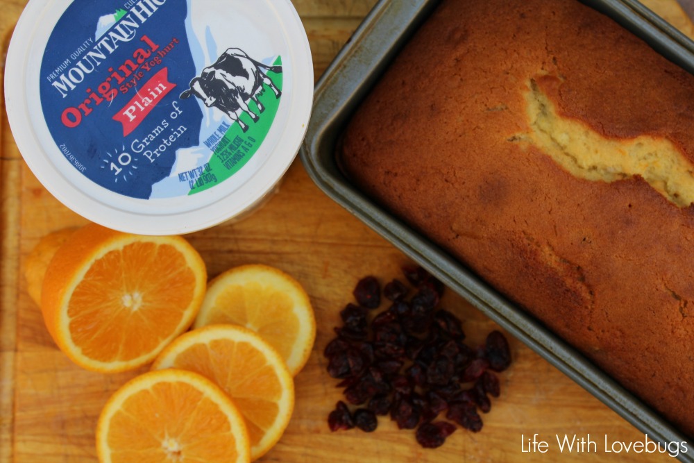 Orange Cranberry Yogurt Bread 