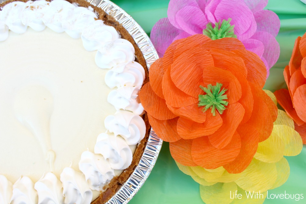 Crepe Paper Flower Dessert Table 