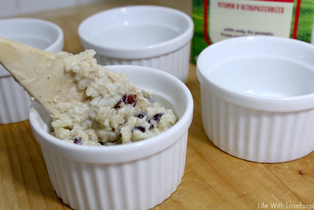 Spiced Cranberry Rice Pudding