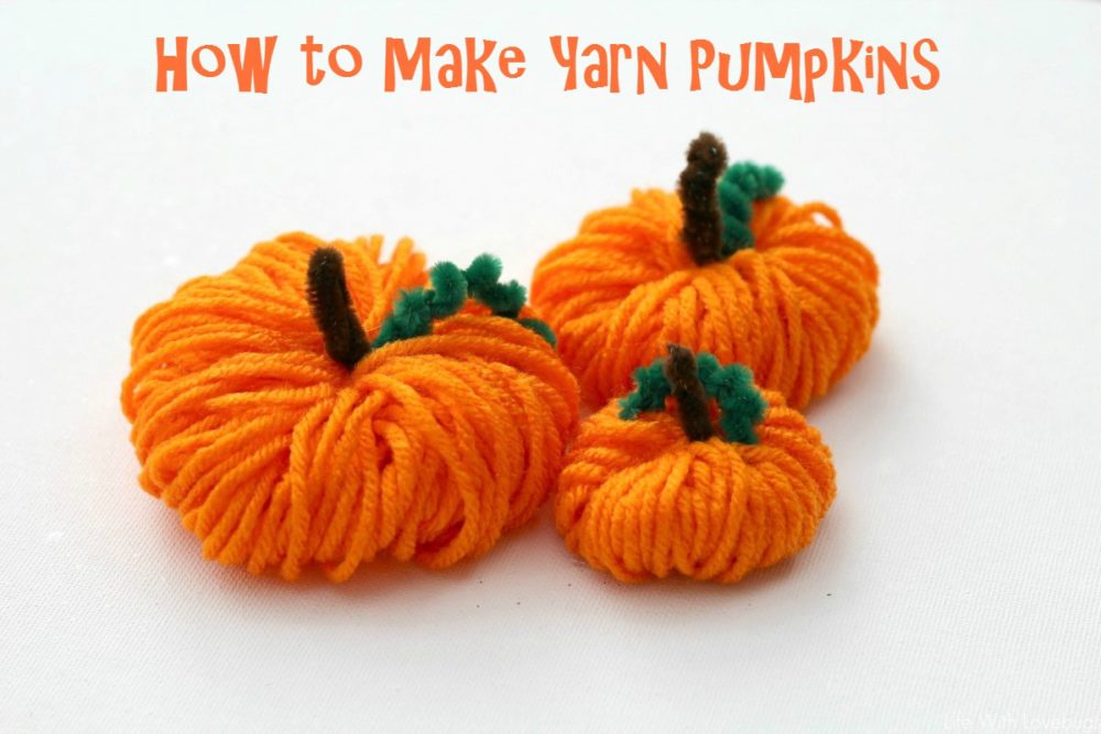 How to Make Yarn Pumpkins