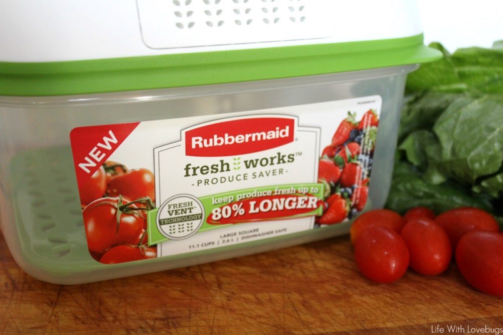 Keep Produce Fresh Longer with Rubbermaid FreshWorks™ - Life With Lovebugs