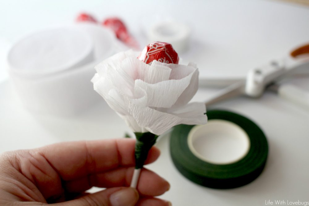 Watch a Video About How to Make Crepe Paper Flowers