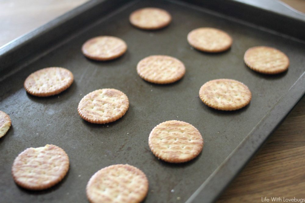 Rolo Stuffed Cracker Sandwich Cookies