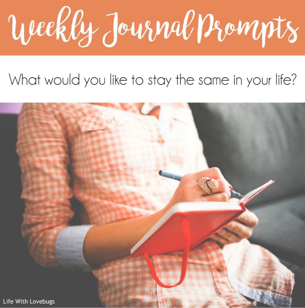 Weekly Journal Prompt - Need inspiration for your journal? Follow these prompts!