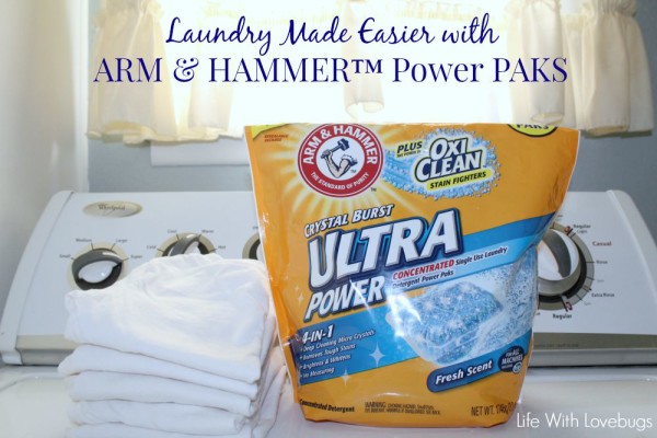 Laundry Made Easier with ARM & HAMMER™ Power PAKS