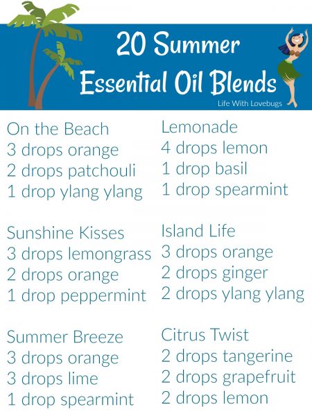 20 Summer Essential Oil Blends