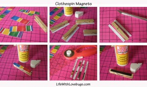 Clothespin Magnet - Instructions