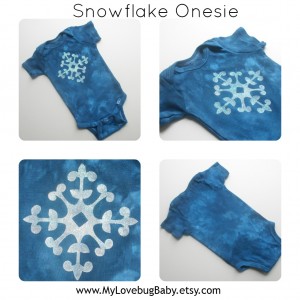 Snowflake Onesie from My Lovebug Baby
