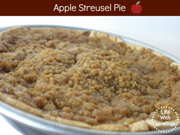 Apple Streusel Pie