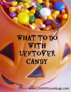 What to do with leftover Halloween candy