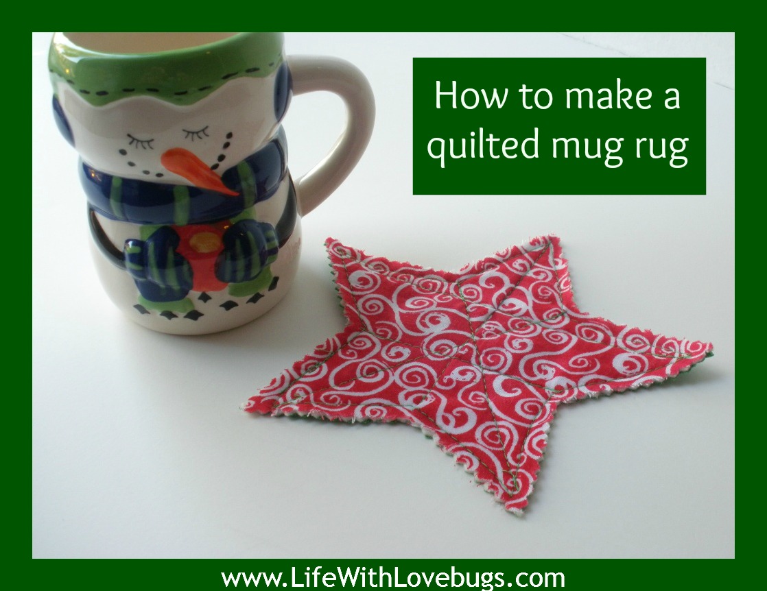 How to make a quilted mug rug