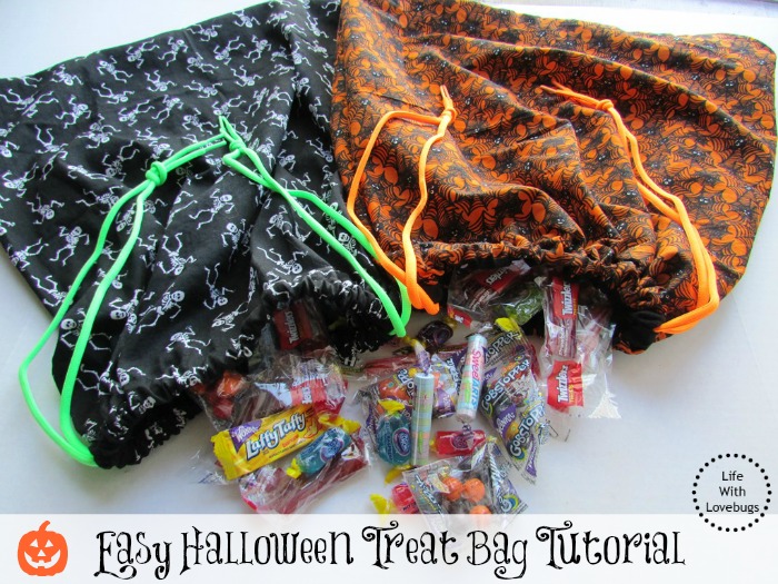 Easy Halloween Treat Bag Tutorial