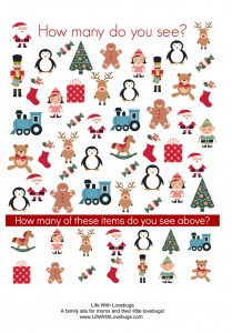 Christmas Activity Printable - Christmas Picture Search