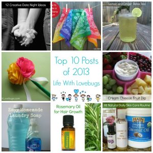 Top 10 Posts of 2013 at Life With Lovebugs