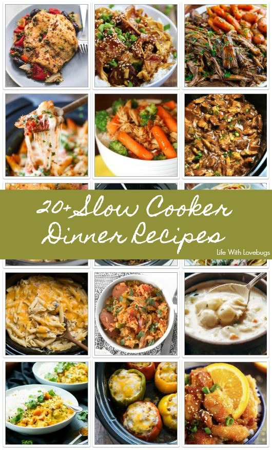 20+ Slow Cooker Dinners