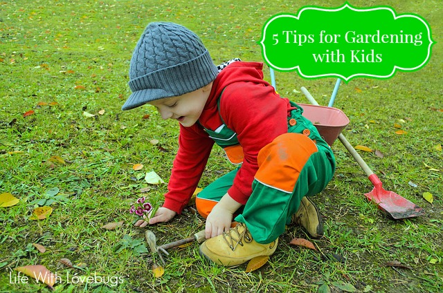 5 Tips for Gardening with Kids