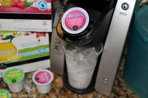Sparkling Iced Tea with Keurig Brew Over Ice
