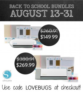 Silhouette Back to School Promotion