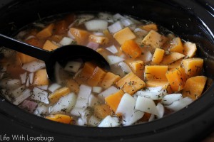 Slow Cooker Butternut Squash and Ham Soup #SlowCookerMeals