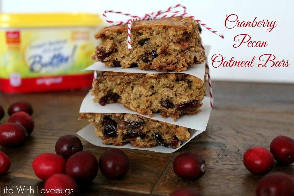 Cranberry Pecan Oatmeal Bars