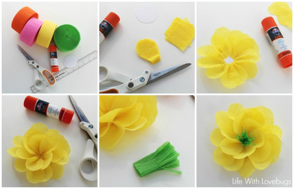 Crepe Paper Flower Dessert Table - Life With Lovebugs