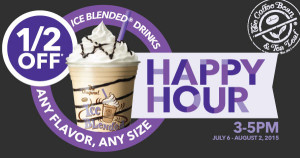 The Coffee Bean & Tea Leaf Summer Happy Hour!