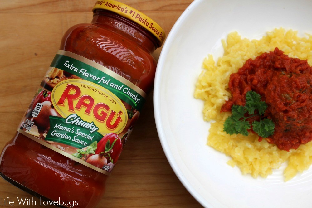 Spinach Meatballs with Parmesan Spaghetti Squash