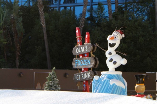 Olfa's Ice Skating Rink in Downtown Disney