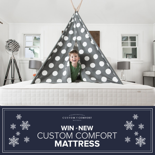 Custom Comfort Mattress Holiday Giveaway!