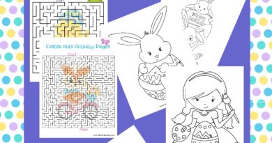 Easter Activity and Coloring Pages for Kids