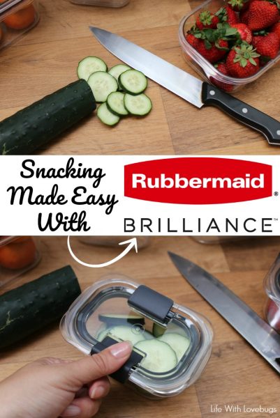 Easy Summer Snacking with Rubbermaid BRILLIANCE