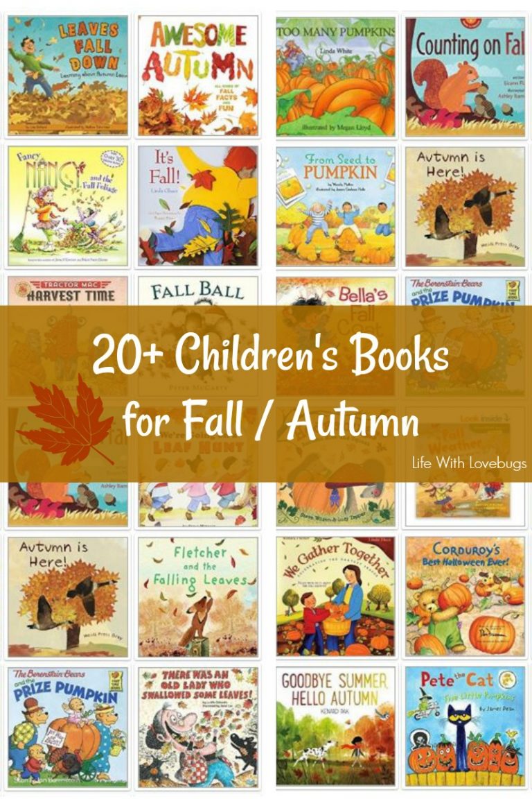 20+ Children's Books for Fall/Autumn - Life With Lovebugs