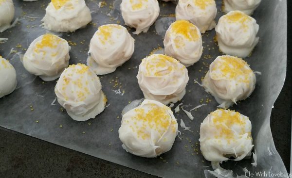 Lemon Cake Batter Bites