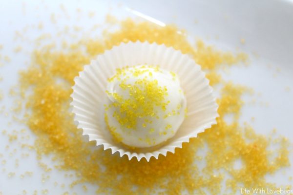 Lemon Cake Batter Bites